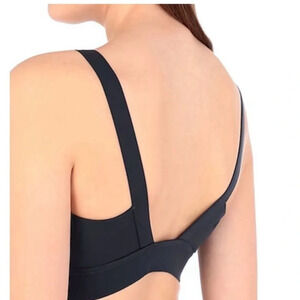 ADAY Lighten Up Sports Bra in Shadow Black Size XS NWT mininmalist‎ capsule